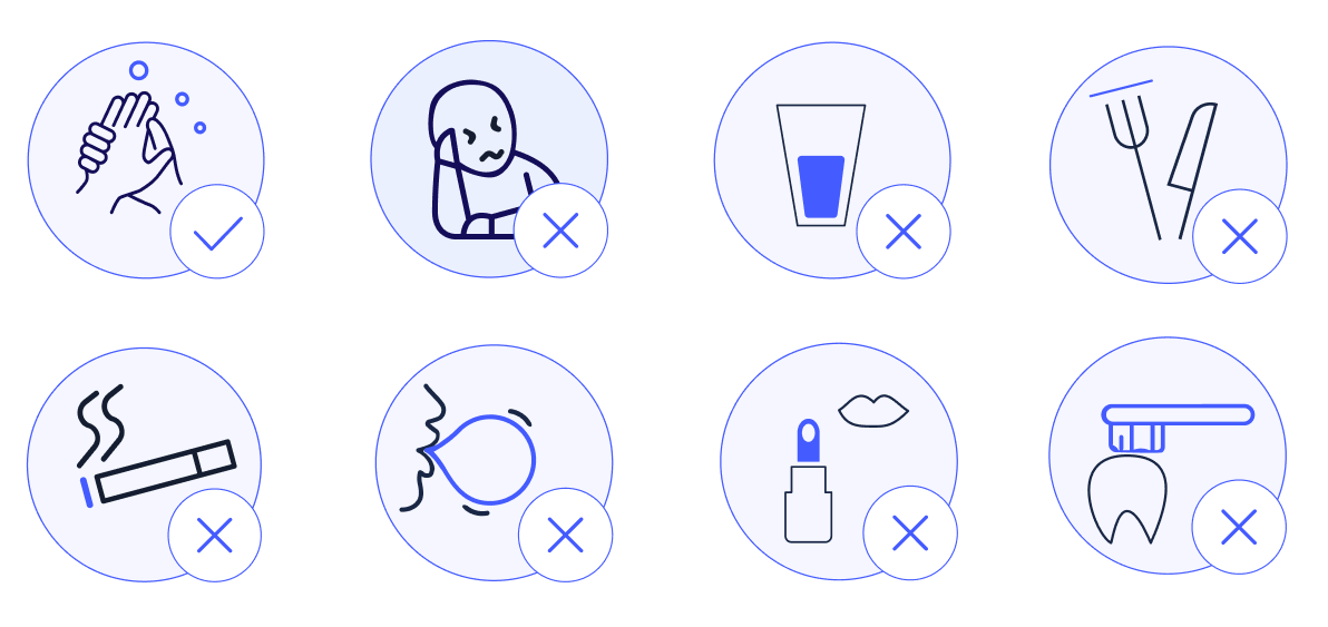 Instructions pour le prélèvement d’échantillons de salive